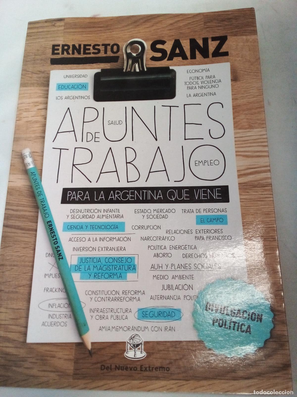 Libros: Apuntes De Trabajo - Ernesto Sanz - Foto 1