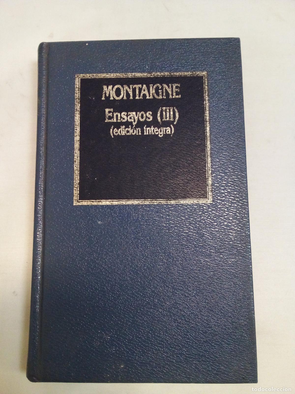 Libros: Ensayos III - Montaigne - Foto 1
