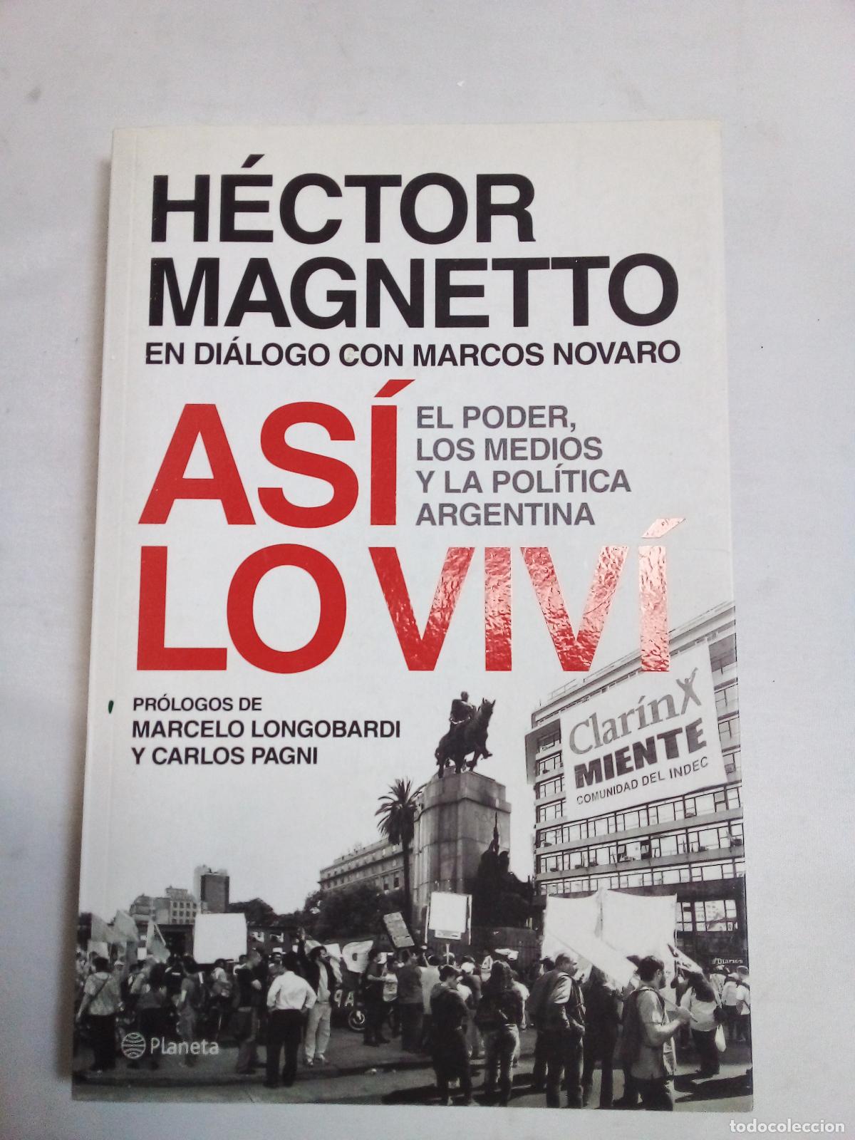 Libros: Asi Lo Vivi - H&eacute;ctor Magnetto - Foto 1