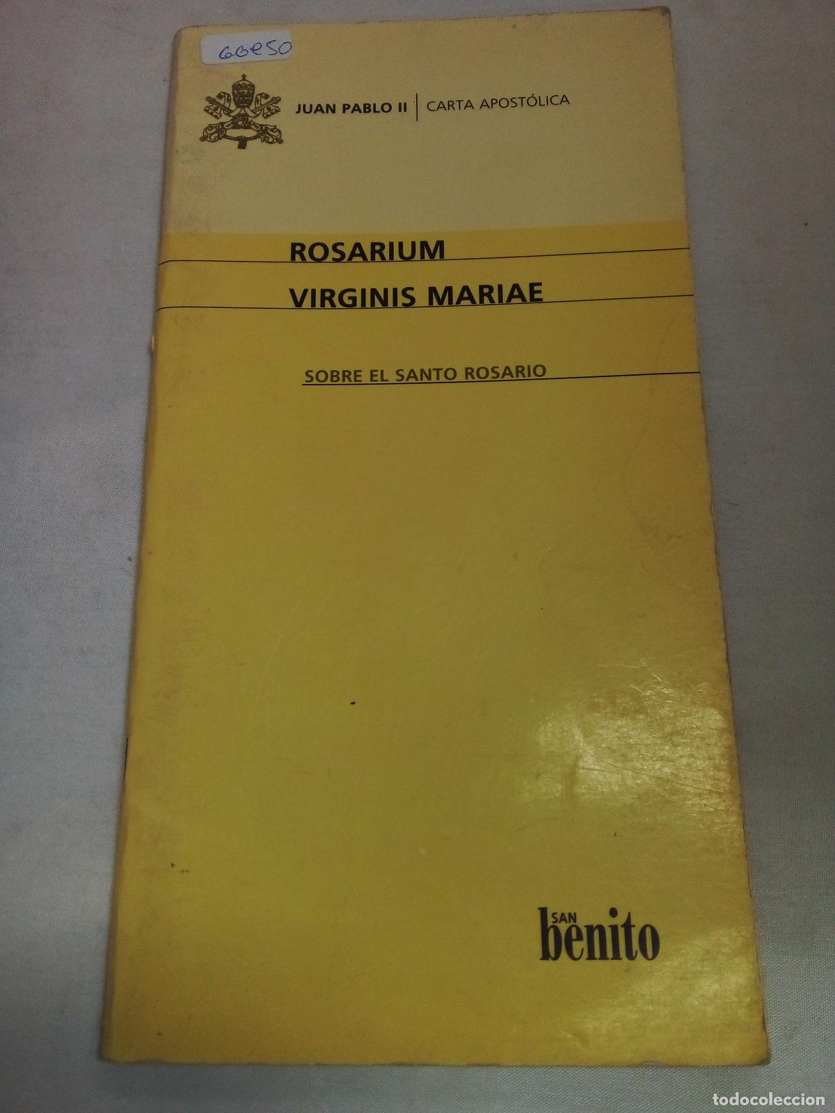 B&uuml;cher: ROSARIUM VIRGINIS MARIAE - Varios autores