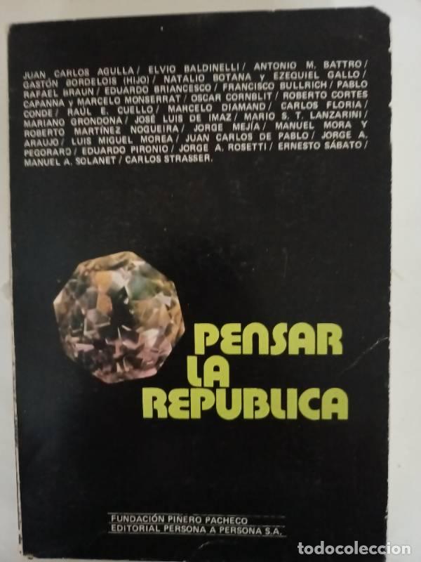 books: Pensar la republica - Varios autores