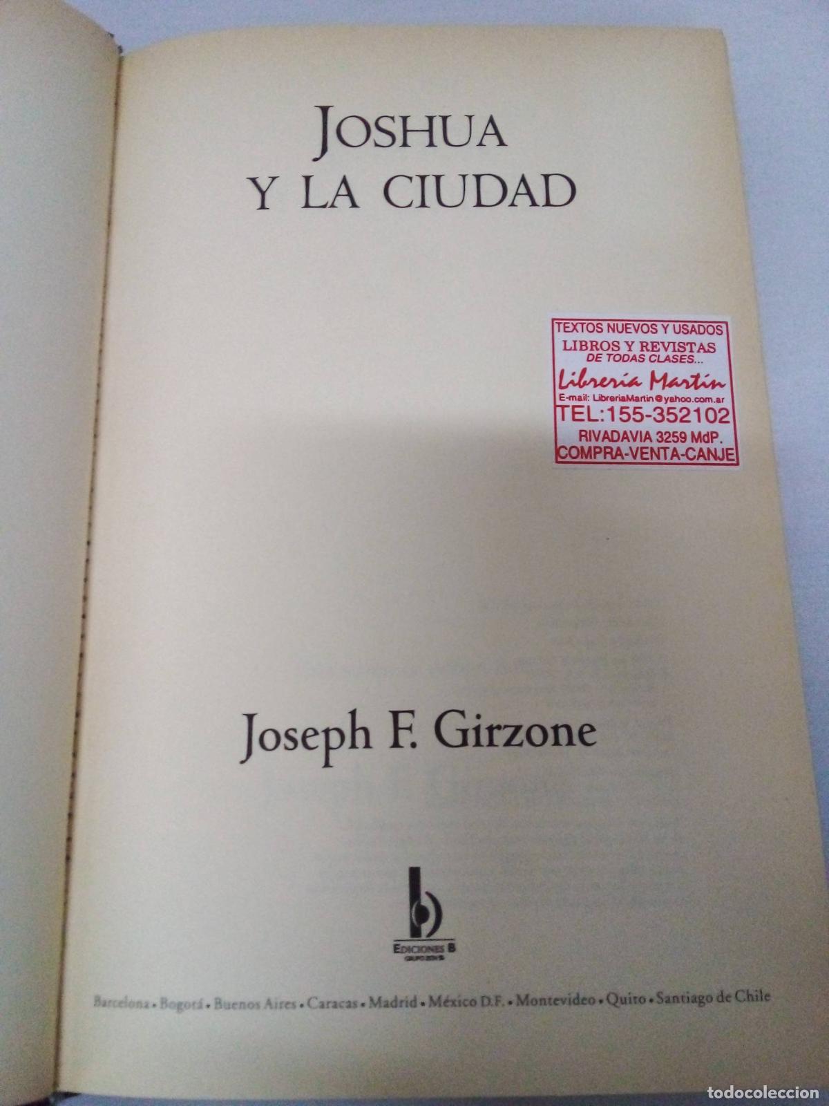 Libros: Joshua y La Ciudad - Joseph F. Girzone