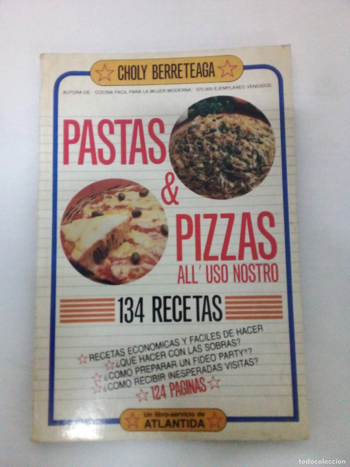 Libros: Pastas & pizzas - Choly Berreteaga - Foto 1