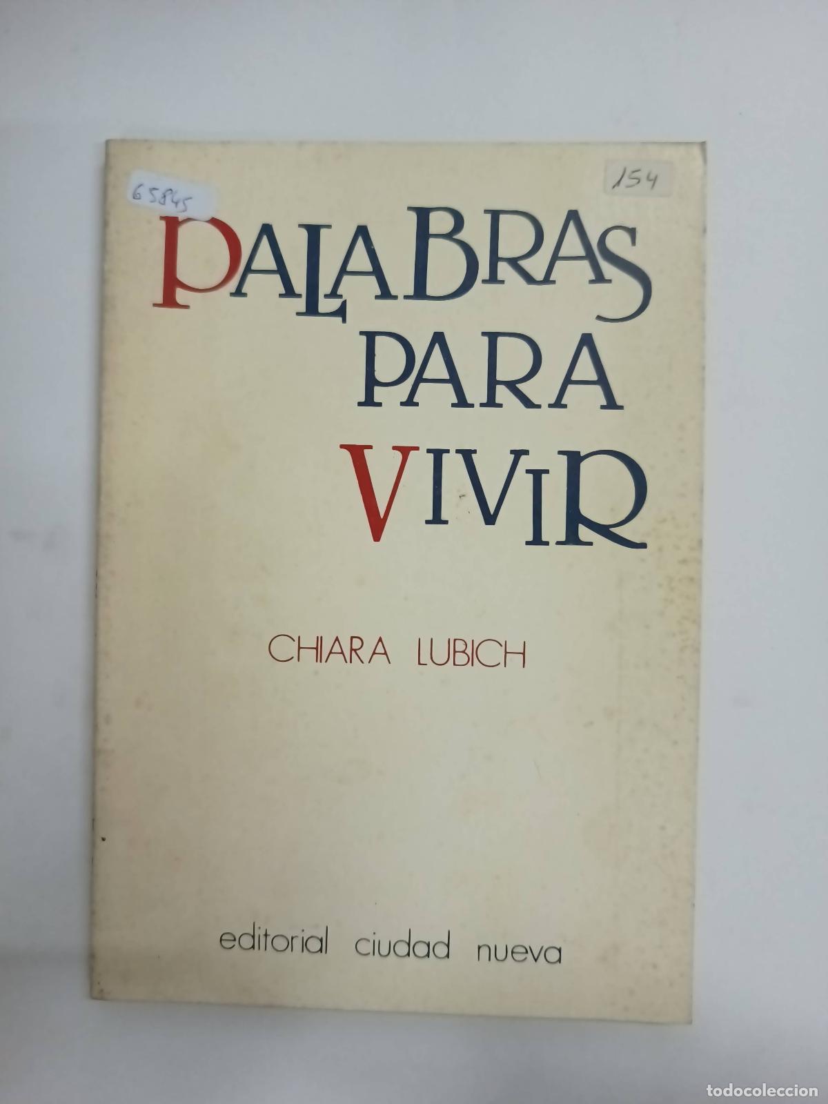 Libros: Palabras para vivir - Chiara Lubich - Foto 1