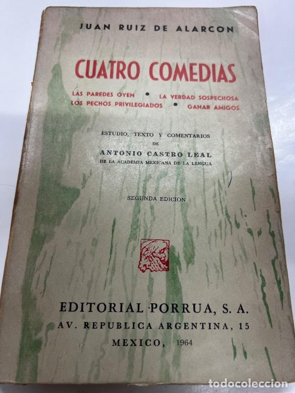 Livros em segunda m&atilde;o: Cuatro comedias - Juan Ruiz de Alarcon