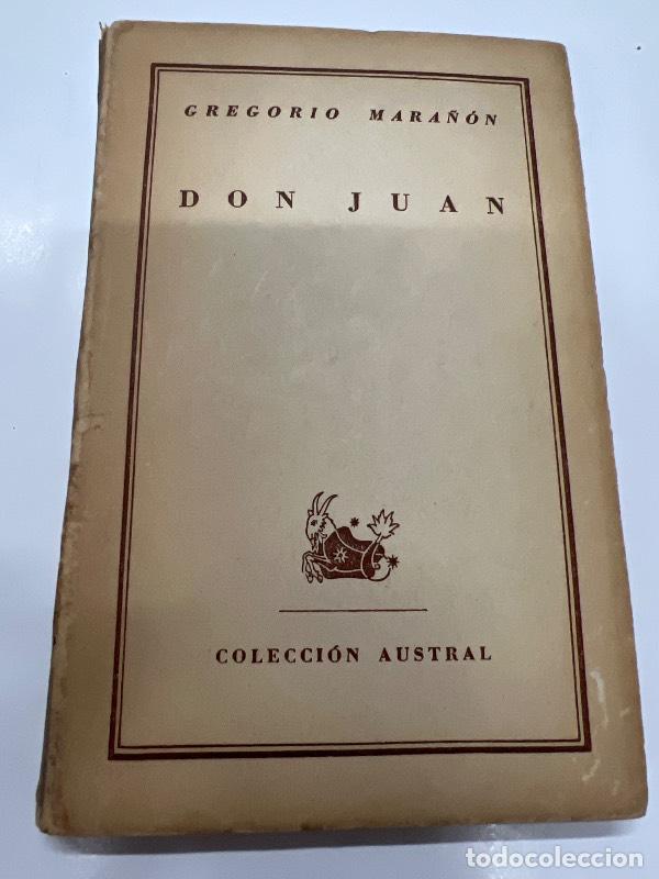 Libros: Don Juan - Gregorio Mara&ntilde;on - Foto 1