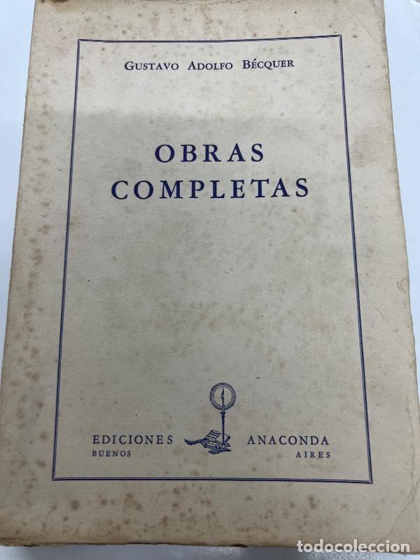 Libros: Obras completas - Gustavo Adolfo Becquer - Foto 1