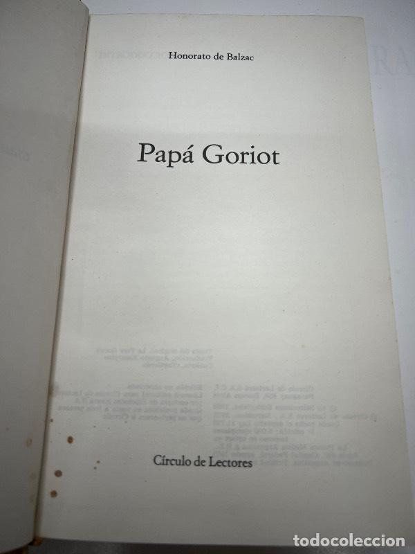 Libros: Pap&aacute; Goriot - Honorato de Balzac - Foto 1