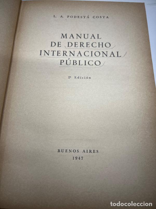 Libros: Derecho internacional publico - Podesta Costa - Foto 1