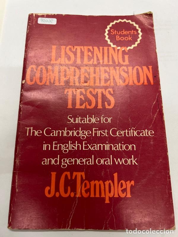 Libros: Listening comprehension tests - J.C. Templer - Foto 1