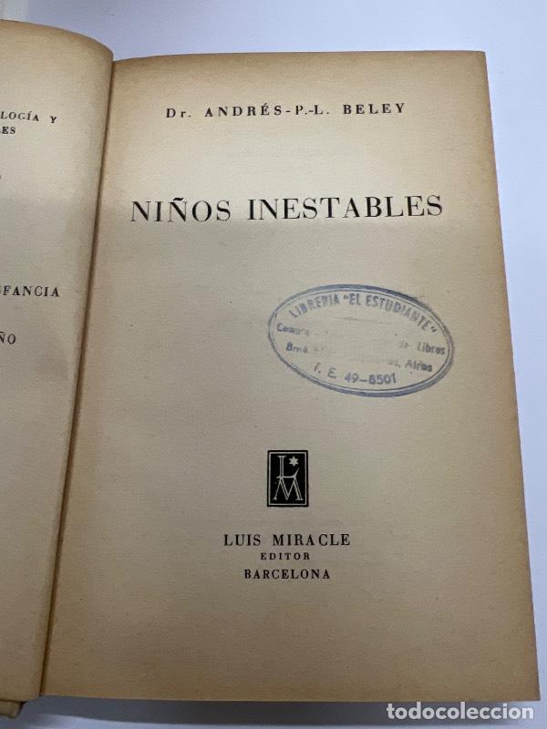 Libros: Ni&ntilde;os inestables - Andres Beley - Foto 1