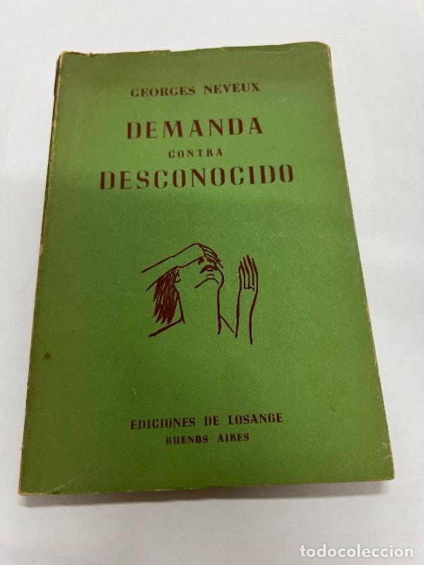 Libros: Demanda contra desconocido - Georges Neveux - Foto 1