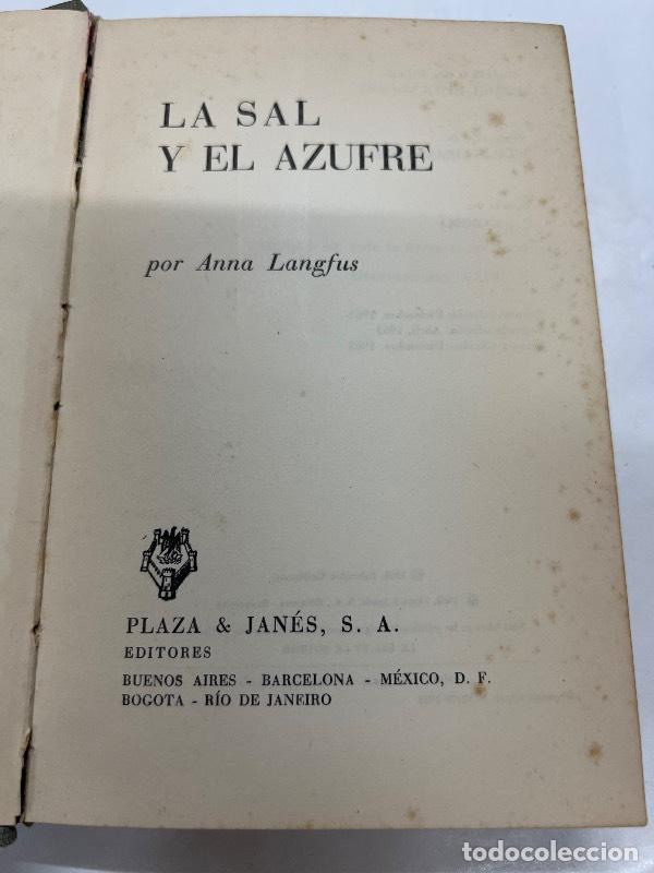 Libros: La sal y el azufre - Annna Langfus