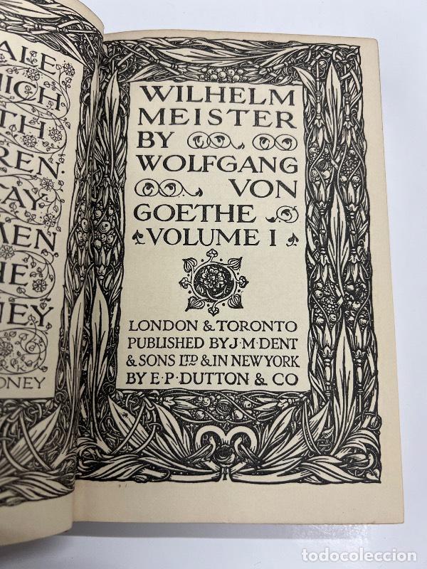 Libros: Wilhelm meister vol 1 - Goethe - Foto 1