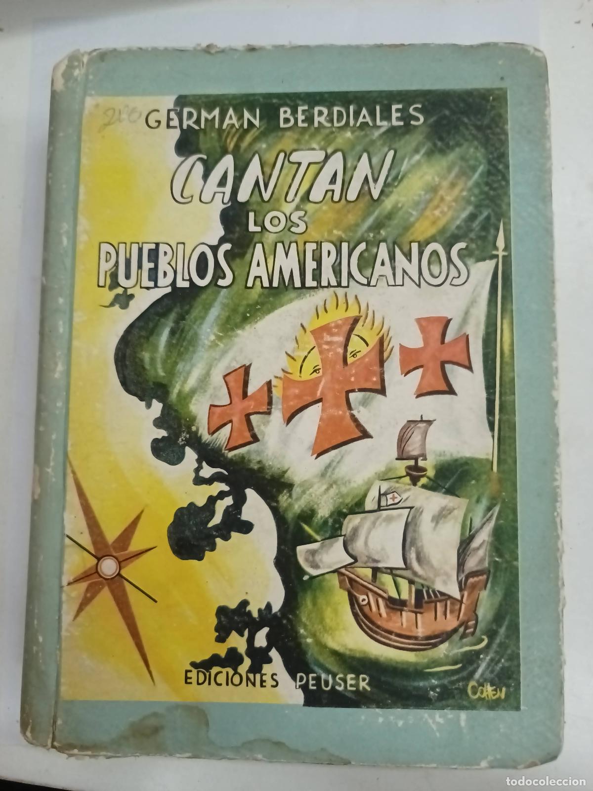 Libros: Cantan los pueblos americanos - German Berdiales - Foto 1