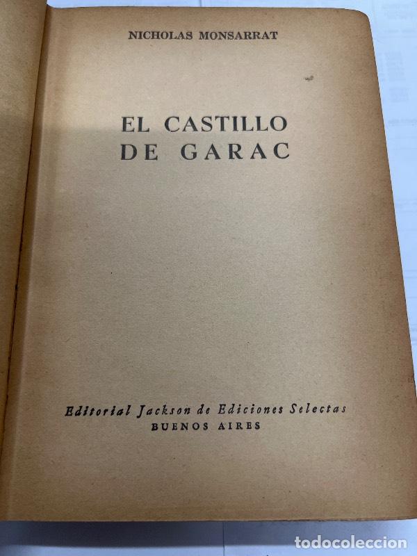 Libros: El castillo de Garac - Nicholas Monsarrat - Foto 1