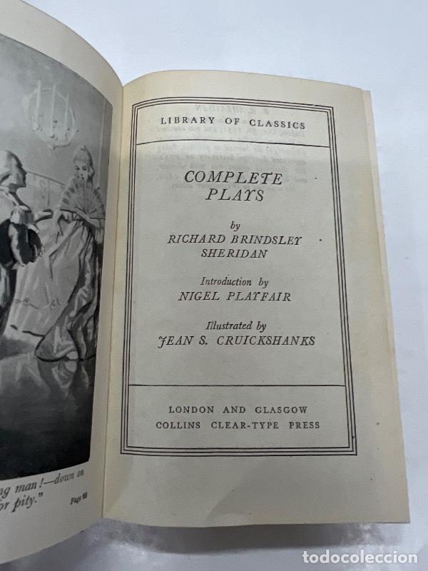 Libros: Complete plays - Richard Brinsley - Foto 1