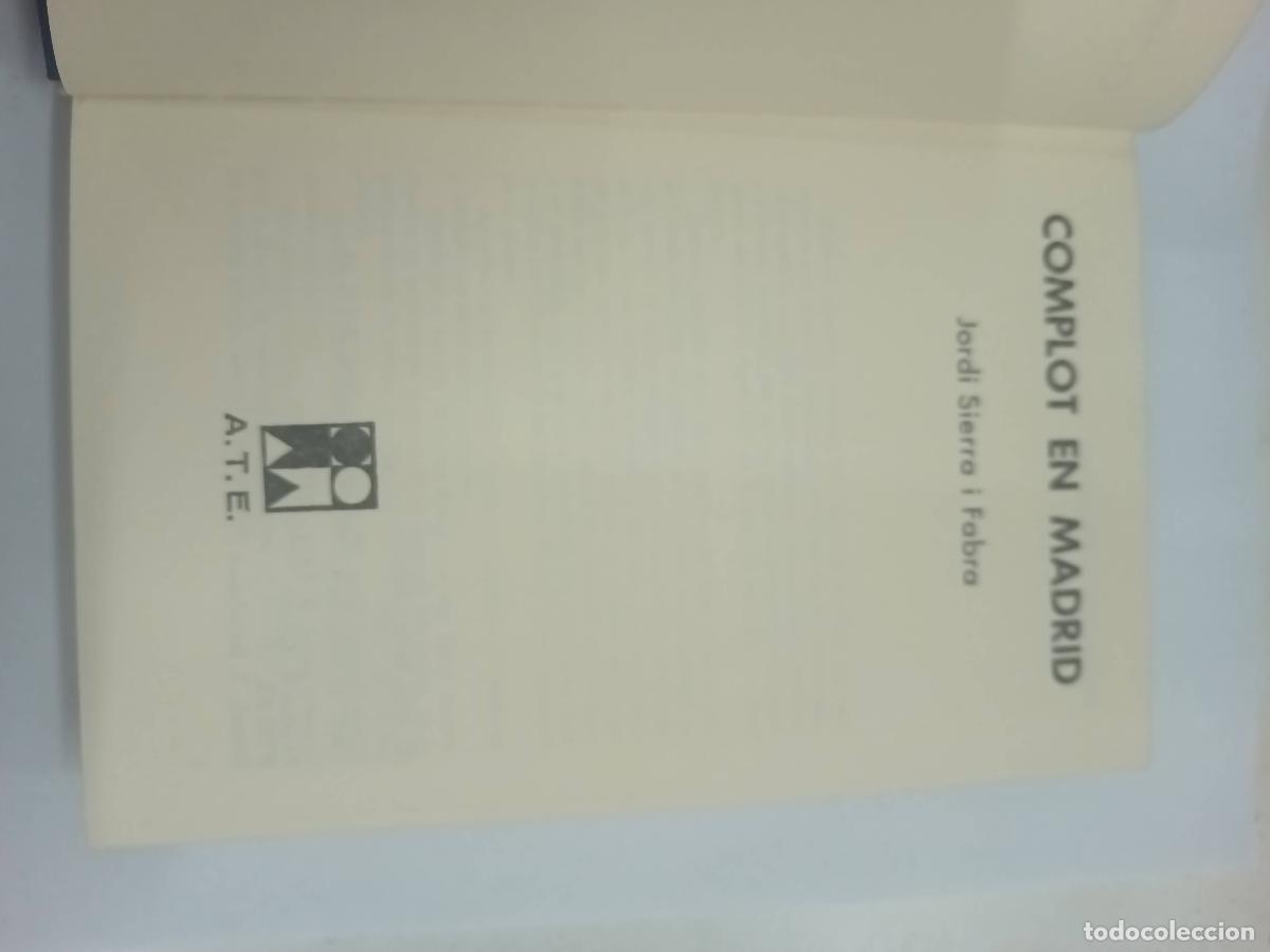 Libros: Complot en Madrid - Jordi Sierra Fabra - Foto 1