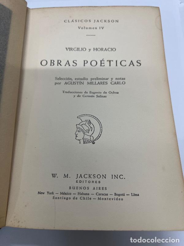 Libros: Obras poeticas tomo 4 - Virgilio y Horacio - Foto 1