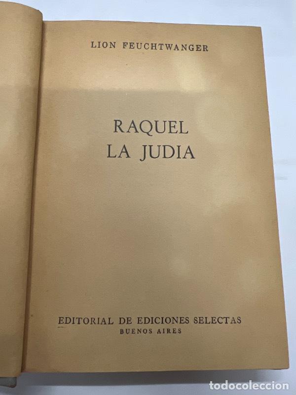 Libros: Raquel la judia - Lion Feuchtwanger - Foto 1