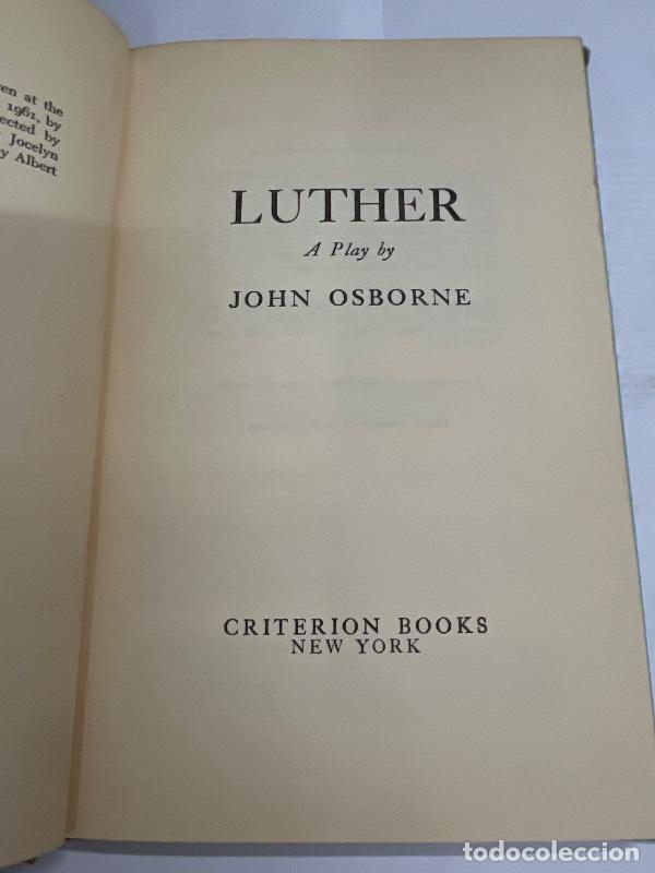 Libros: Luther - John osborne - Foto 1