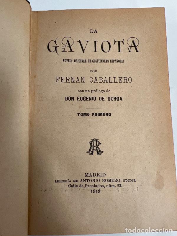 books: La gaviota - FERN&Aacute;N CABALLERO