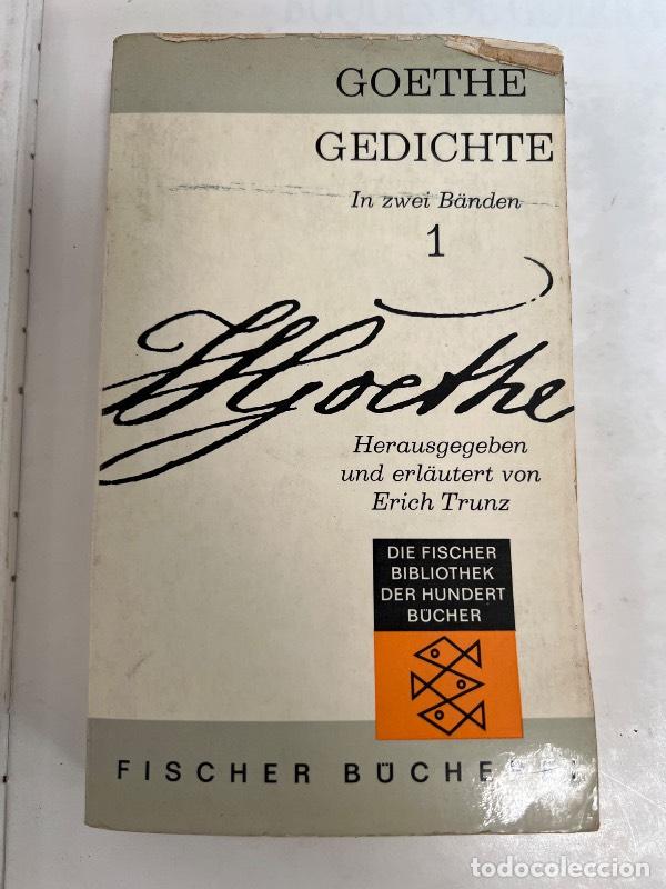Libros: Goethe gedichte 1 - Trunz, Erich