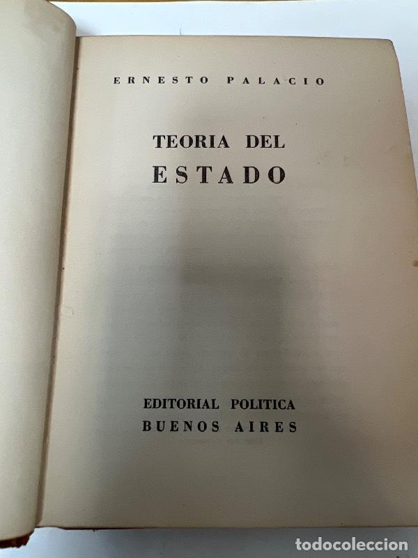 Libros: Teoria del estado - Ernesto Palacio - Foto 1