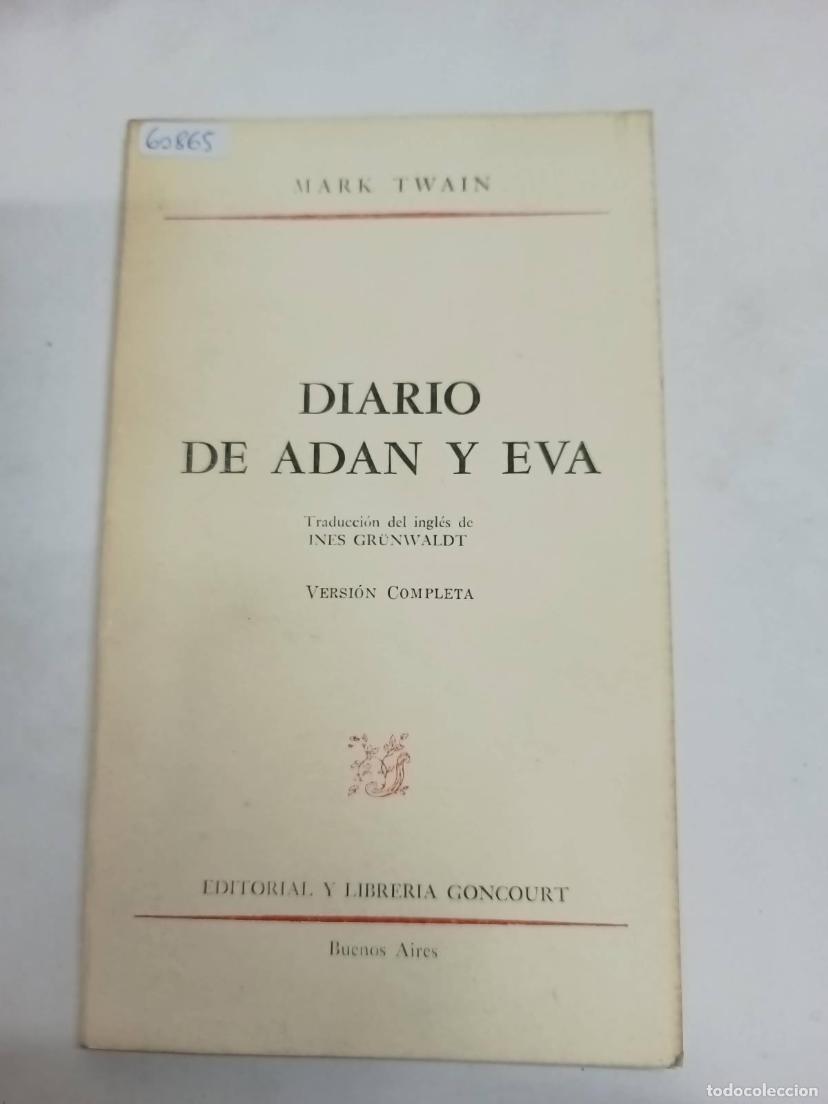 Libros: Diario de Adan y Eva - Mark Twain - Foto 1