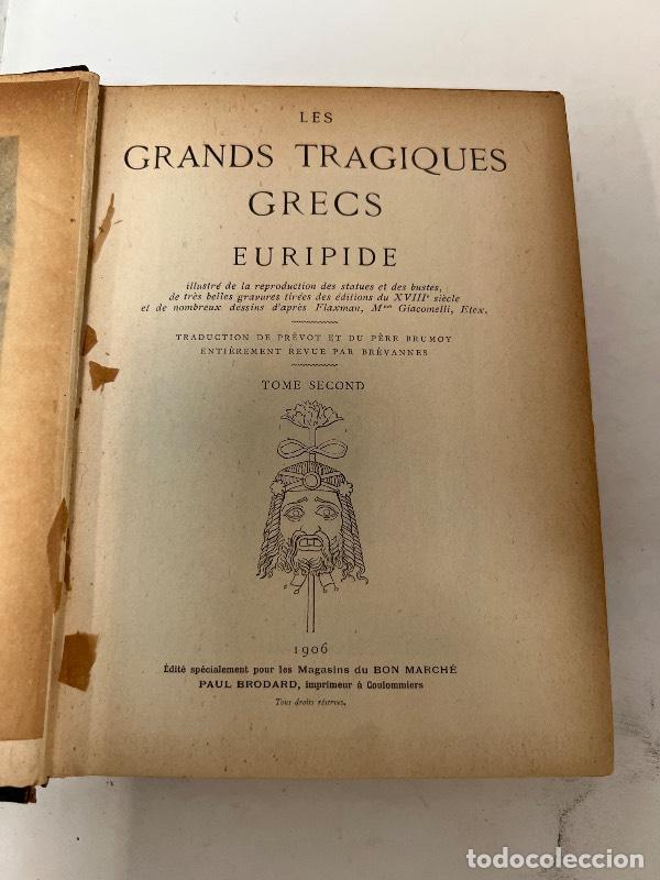 Libros: LES GRANDS TRAGIQUES GRECS. SOPHOCLE, ESCHYLE E EURIPIDE. - Varios autores