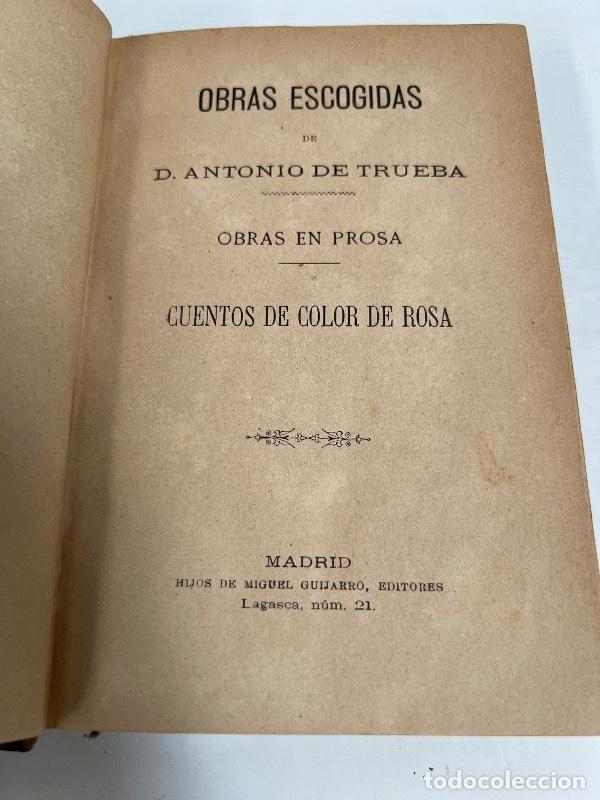 Livres: Cuentos de color de rosa - Trueba, Antonio de