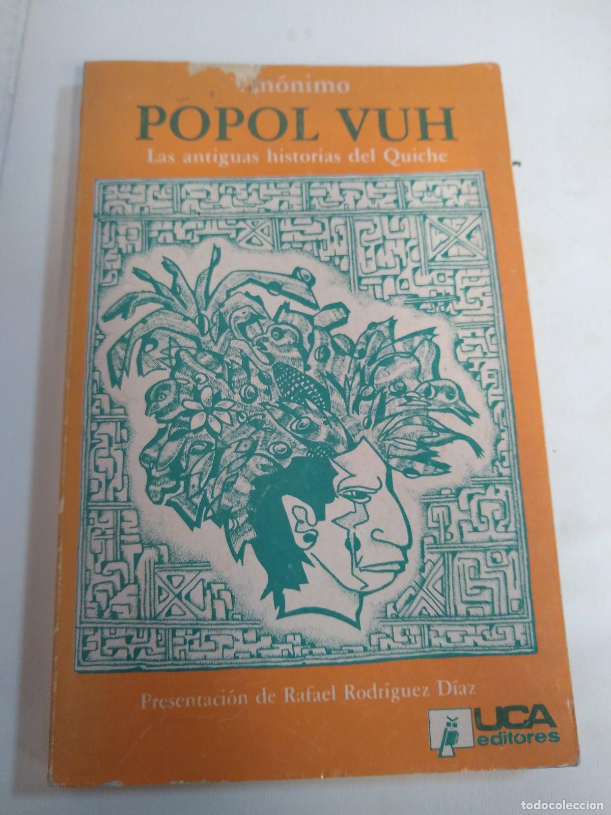 Libros: Popol Vuh: Las Antiguas Historias del Quiche - An&oacute;nimo - Foto 1