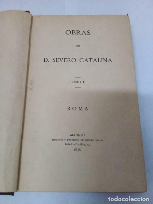 Libros: Obras : Roma - tomo II - D. Severo Catalina - Foto 1