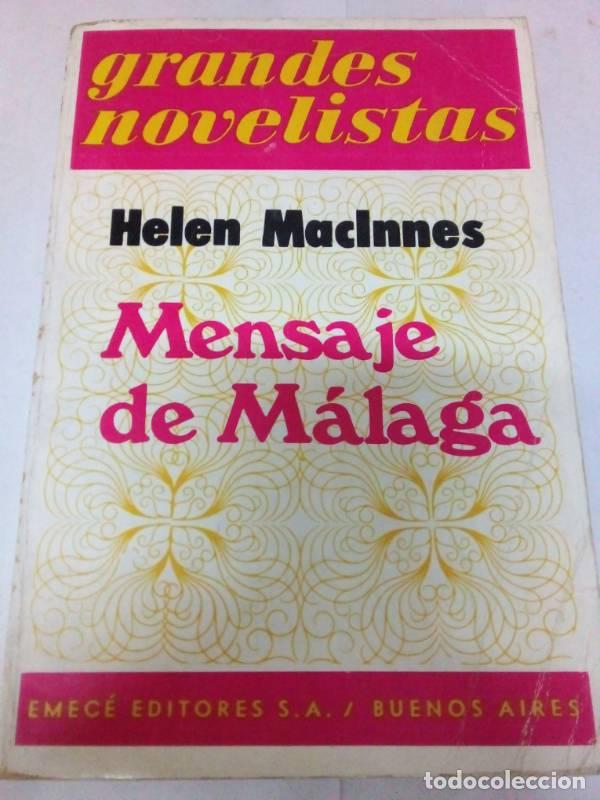 Libros: Mensaje de M&aacute;laga - HELEN MAC INNES - Foto 1
