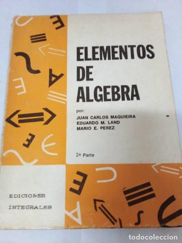books: Elementos de algebra - Varios autores