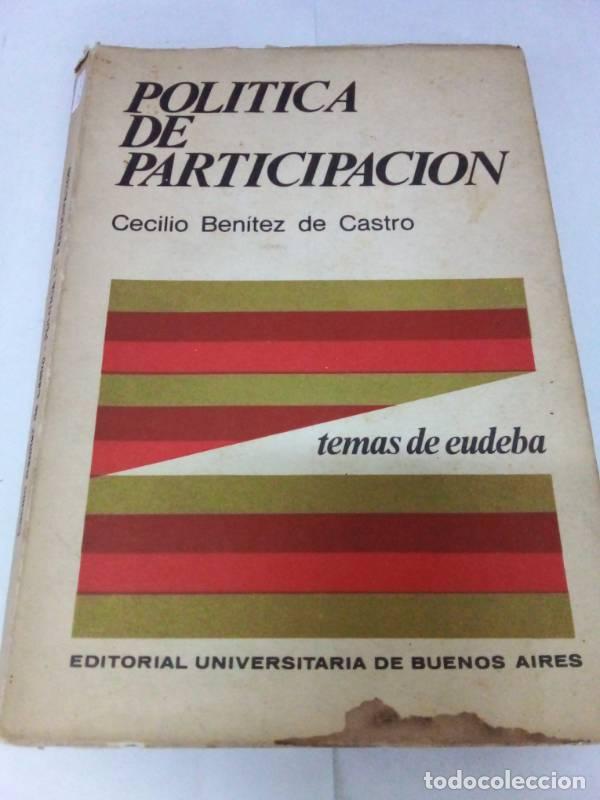 Livros em segunda m&atilde;o: POLITICA DE PARTICIPACION. PARTICIPACION EN LOS BENEFICIOS, ACCIONARIADO OBRERO, CAPITALISMO POPULAR