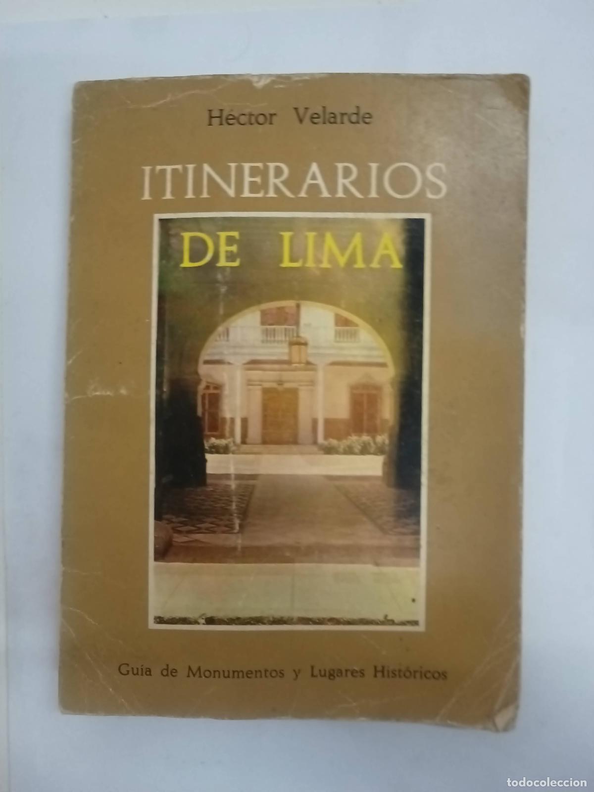 Libros: Itinerarios de lima - Hector Velarde - Foto 1