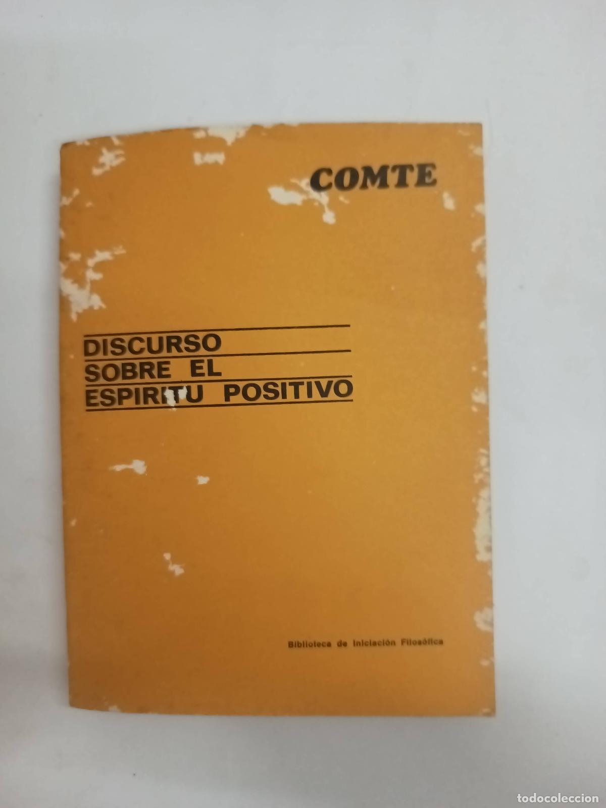 Libros: Discurso sobre el espiritu positivo - Comte - Foto 1
