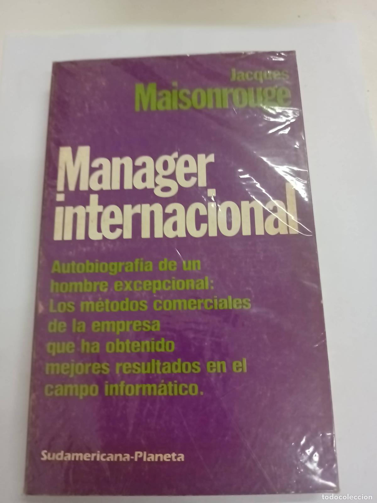 Libros: Manager internacional - Jacques Maisonrouge - Foto 1