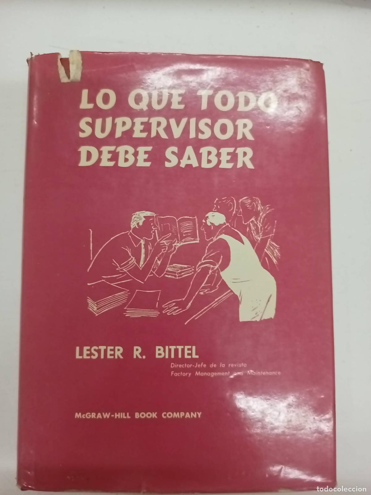 Libros: Lo que todo supervisor debe saber - Lester Bittel - Foto 1