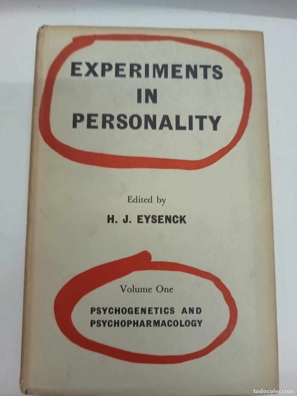 Libri di seconda mano: Experiments in Personality. Volume I: Psychogenetics and Psychopharmacology - H. J. Eysenck