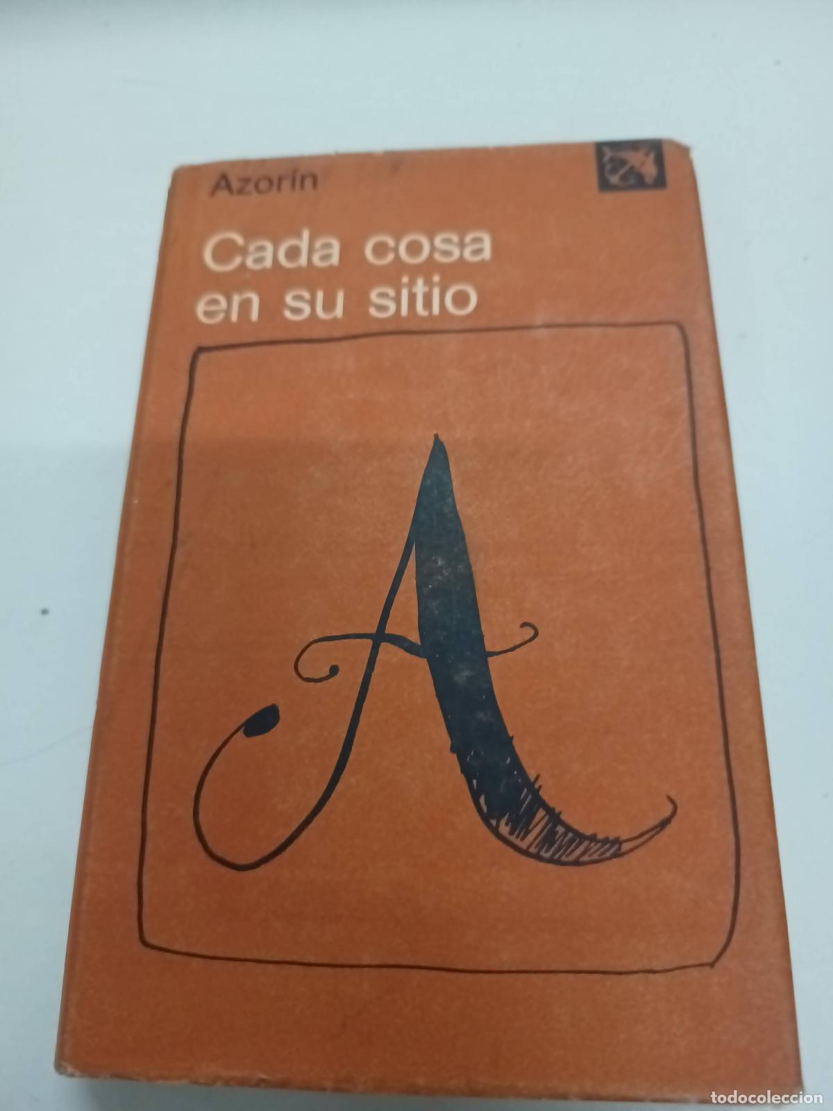 Libros: Cada cosa en su sitio - Azorin - Foto 1