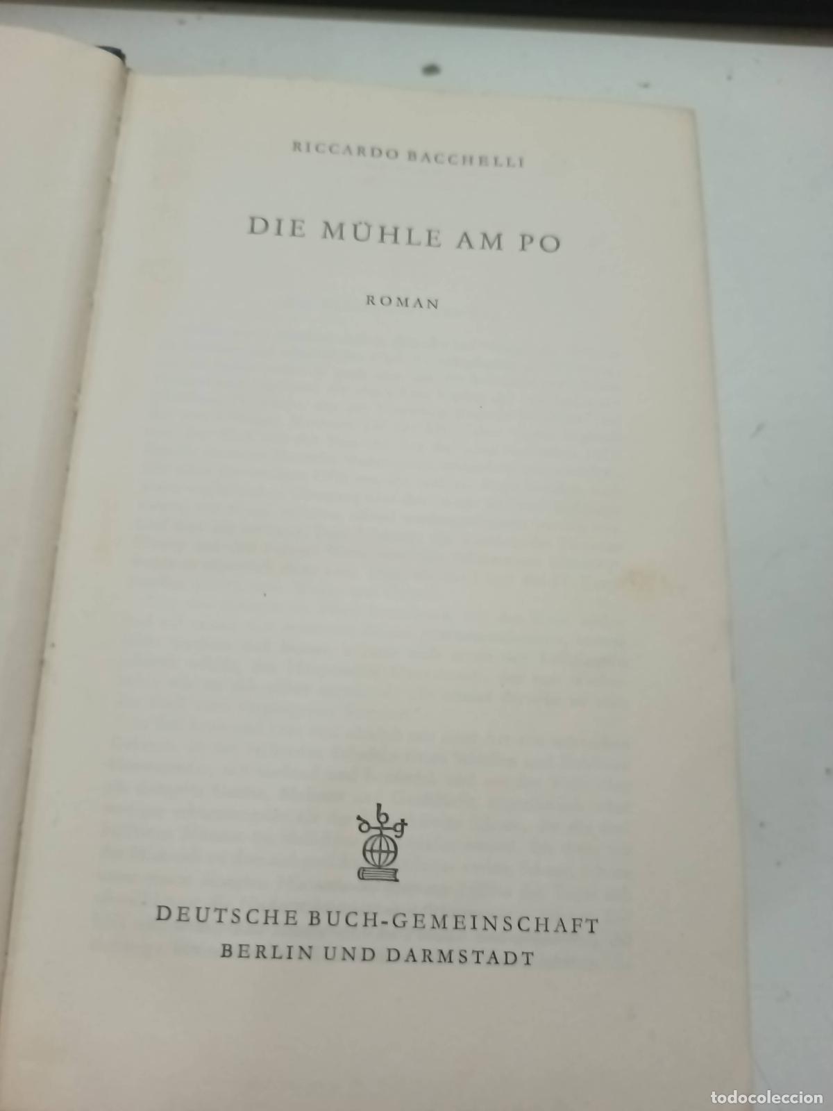 Libri di seconda mano: Die muhle am po - Riccardo Bacchelli