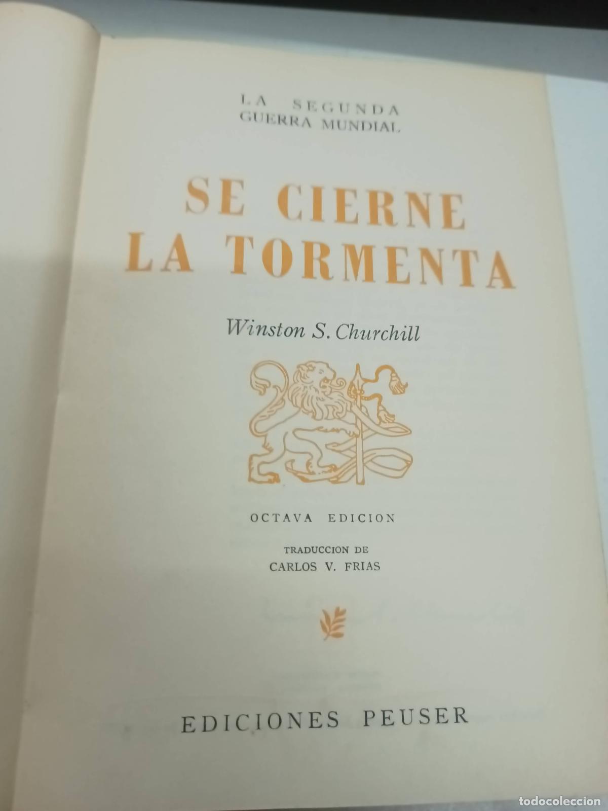 Libri di seconda mano: Se cierne la tormenta - Winston churchill
