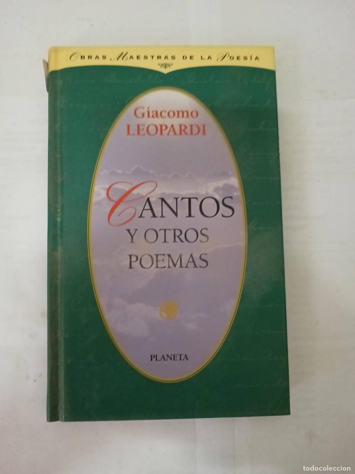 Libros: Cantos y otros poemas - Giacomo Leopardi - Foto 1