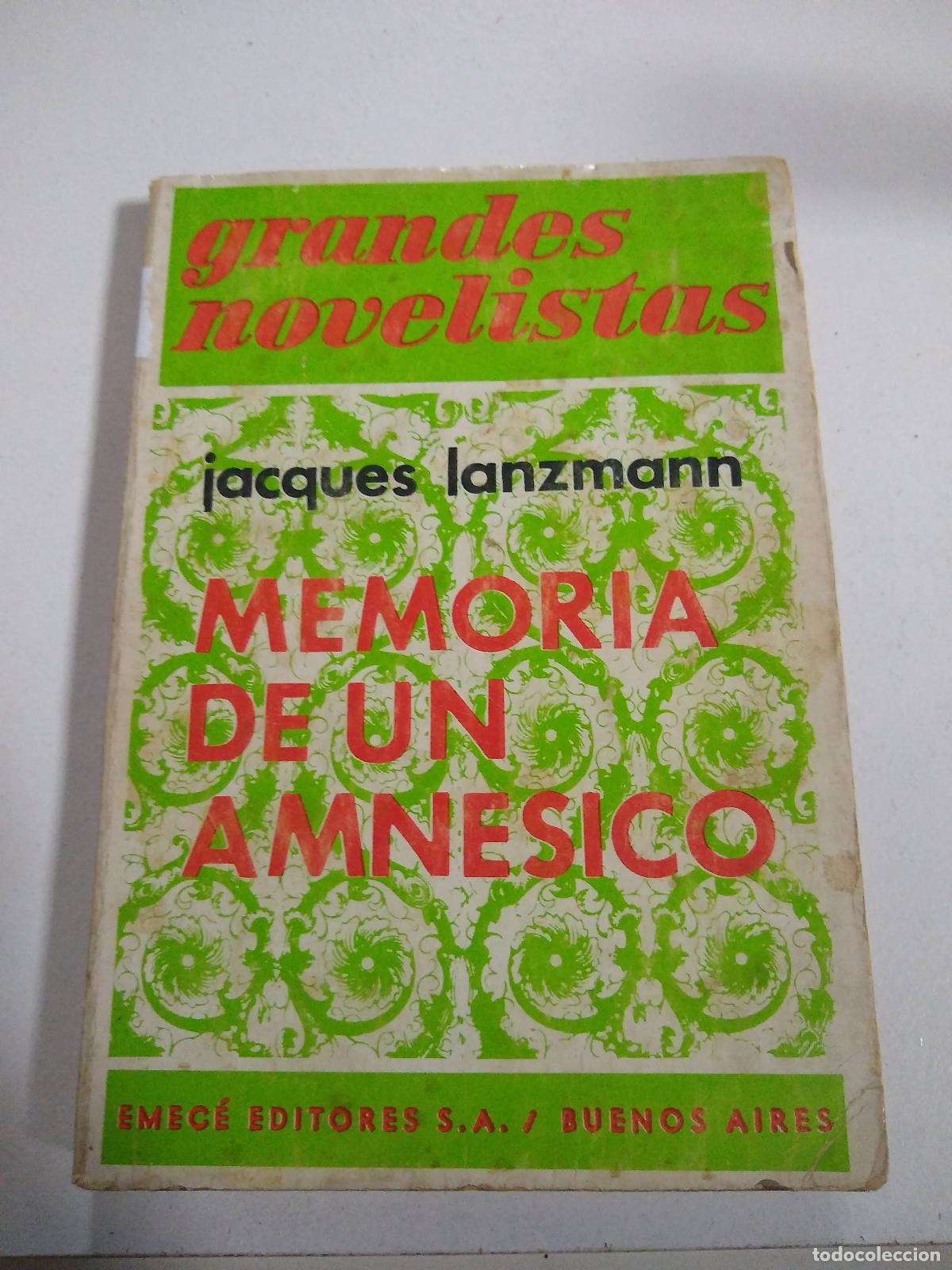 Libri di seconda mano: memoria de un amnesico - jacques lanzmann