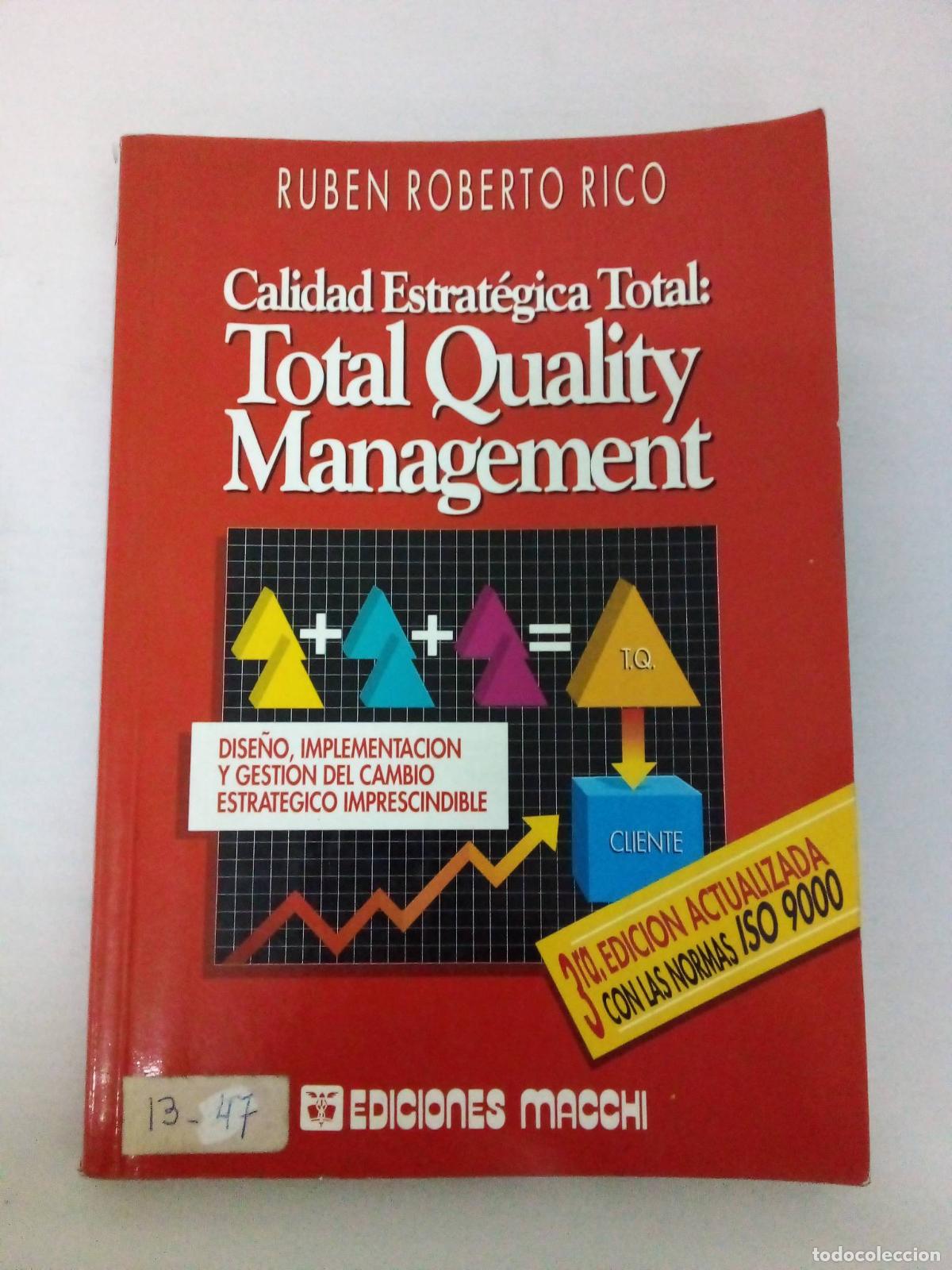 Libros: Total Quality Management - Ruben Roberto Rico - Foto 1