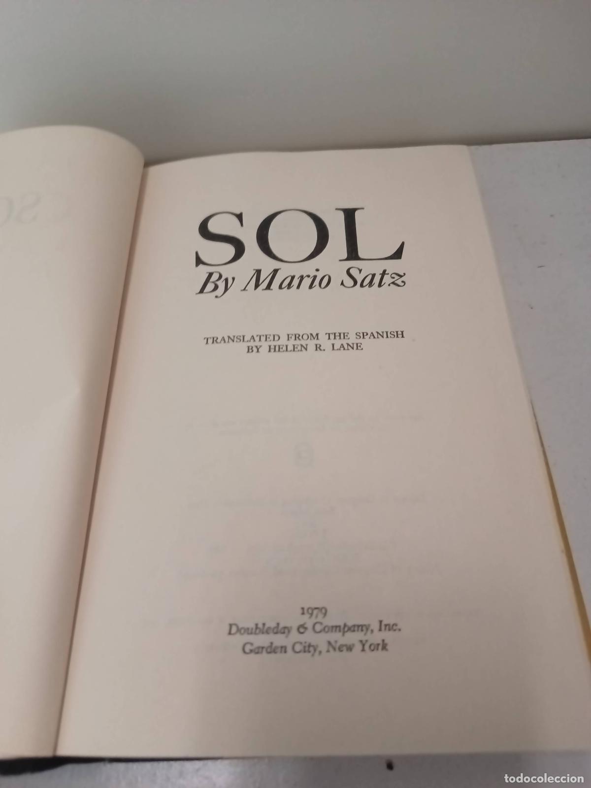 Libros: Sol - Satz, Mario - Foto 1
