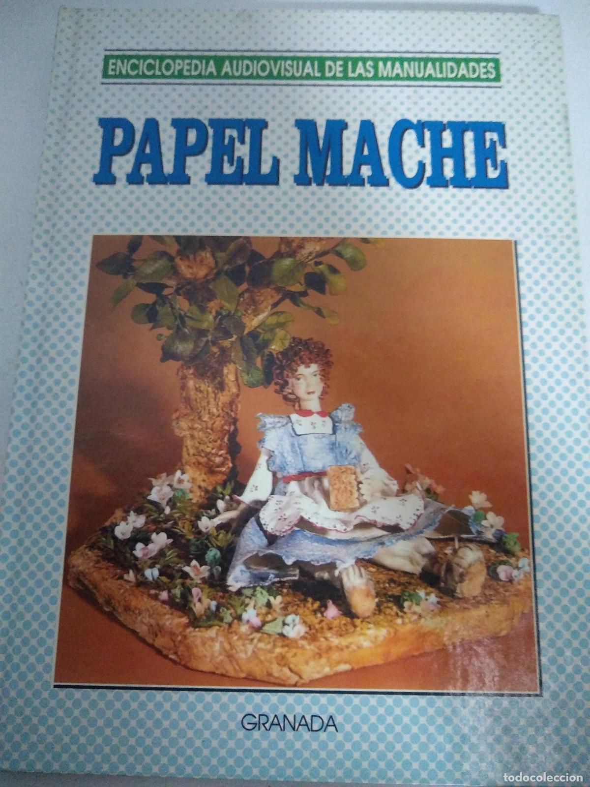 Libros: Enciclopedia Audiovisual de las Manualidades. Papel Mache - Varios autores
