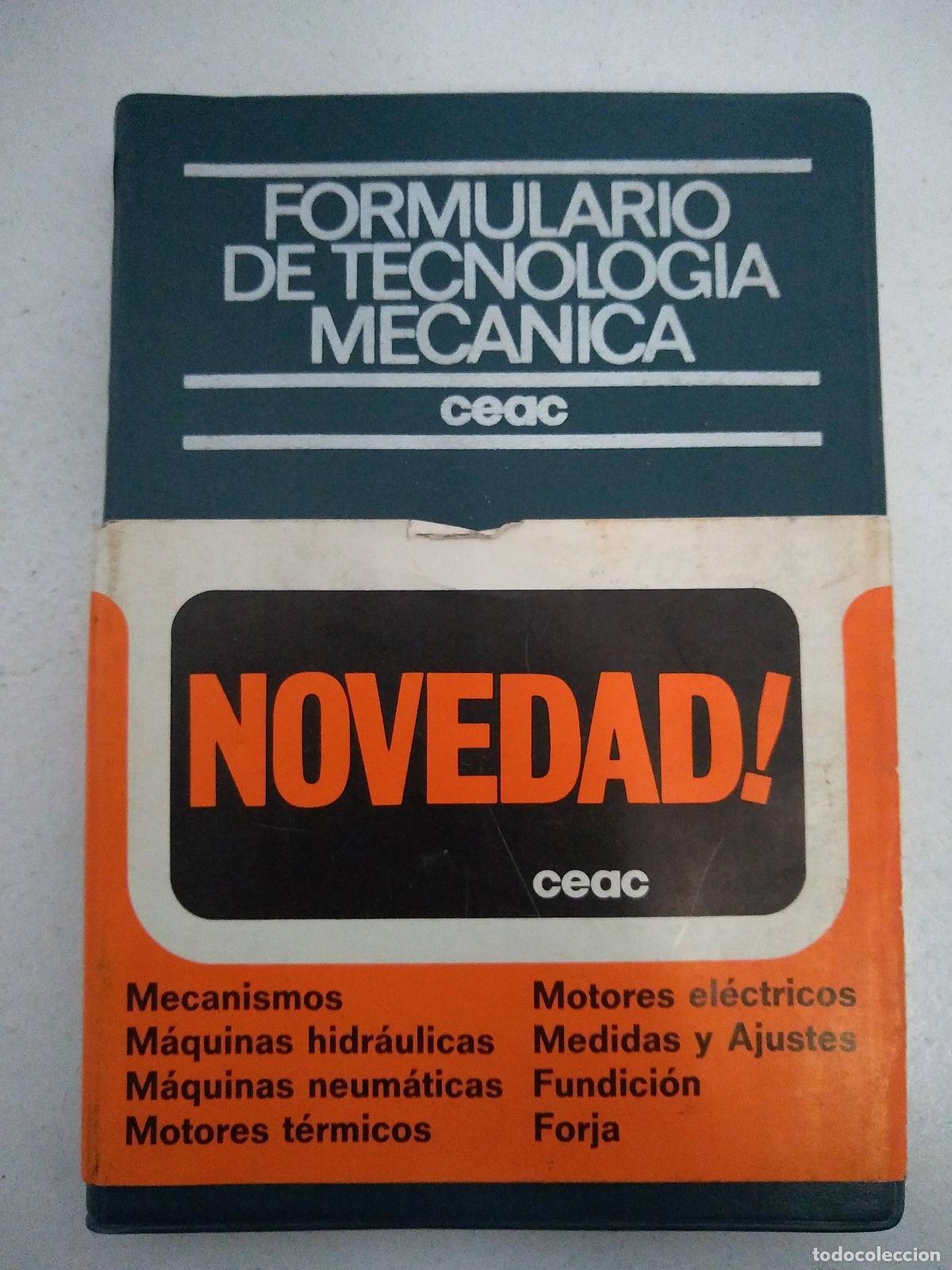 Libros: Formulario de Tecnologia Mecanica - Luis Pareto - Foto 1